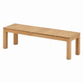 Panca in legno di teak per esterno 150x35x45 cm